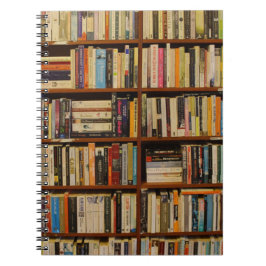 Caderno Espiral Livros na biblioteca