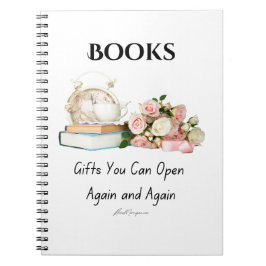 Caderno Espiral Livros Notebook ou Jounal