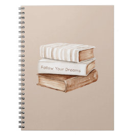 Caderno Espiral Livros Siga Seus Sonhos