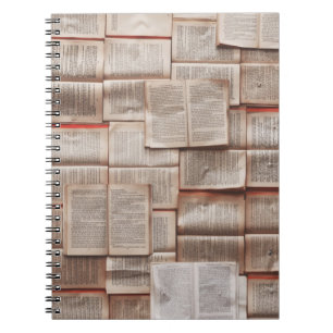 Caderno Espiral Livros Vintage