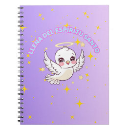 Caderno Espiral Llena del espíritu Santo 