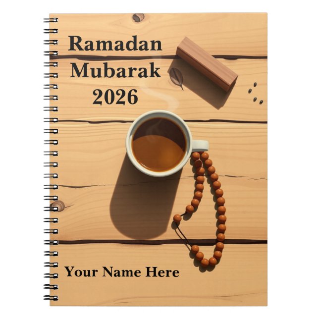 Caderno Espiral Lo-fi Aesthetic Islamic Study (Frente)