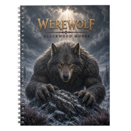 Caderno Espiral Lobisomem Blackwood Moors Dark Cinema