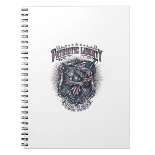 Caderno Espiral Lobisomem Patriota Horror Patriótico Monstro Patri