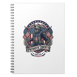 Caderno Espiral Lobisomem Patriota Patriótico Horror Monstro Patri