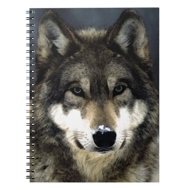 Caderno Espiral Lobo (Frente)