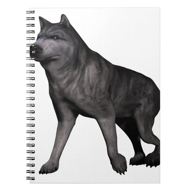 Caderno Espiral Lobo (Frente)