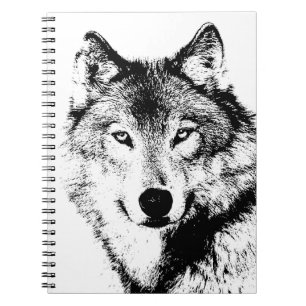 Caderno Espiral Lobo