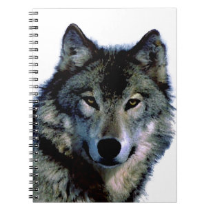 Caderno Espiral Lobo