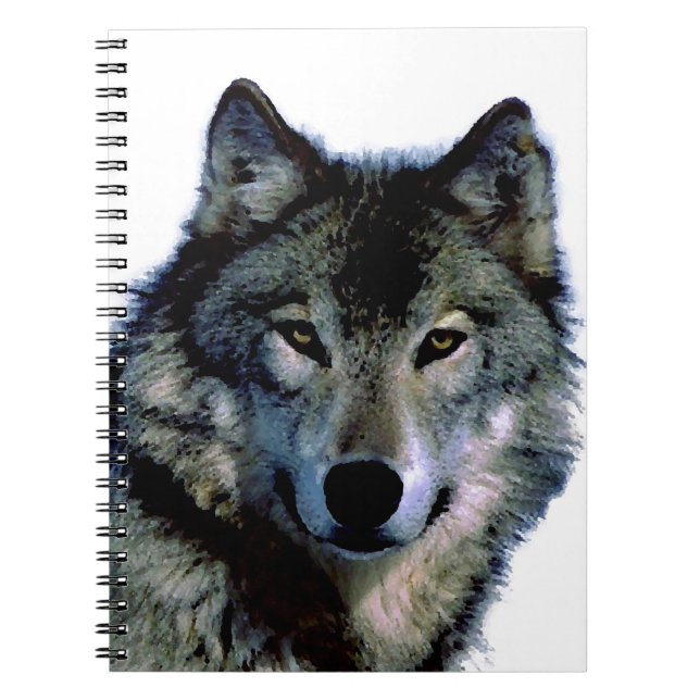 Caderno Espiral Lobo (Frente)