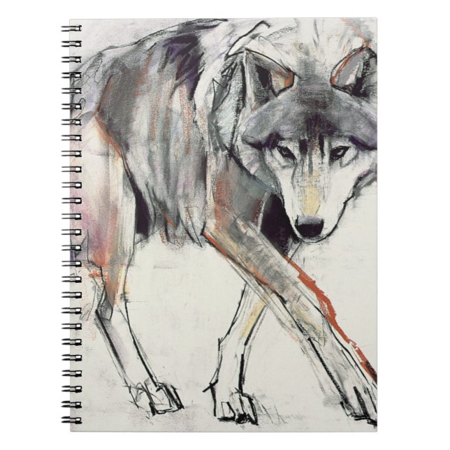Caderno Espiral Lobo (Frente)