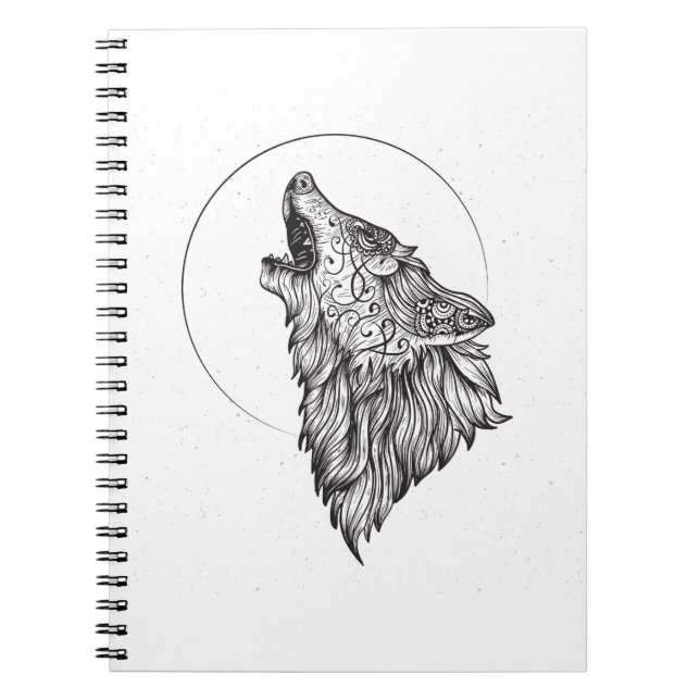 Caderno Espiral Lobo (Frente)