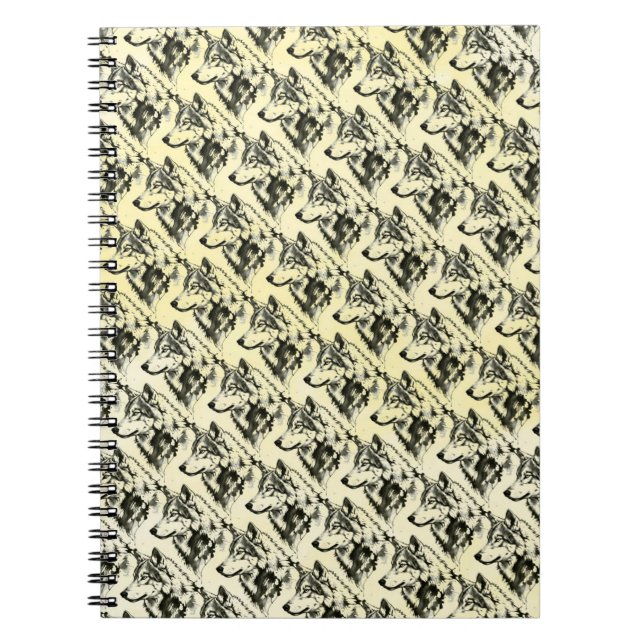 Caderno Espiral Lobo (Frente)