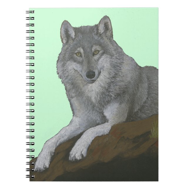 Caderno Espiral Lobo (Frente)