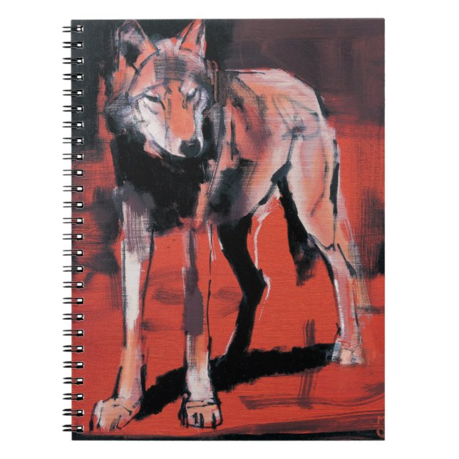 Caderno Espiral Lobo 2001 do verão (Frente)