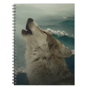 Caderno Espiral Lobo de Howling
