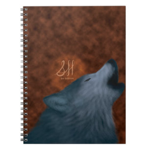 Caderno Espiral Lobo do urro