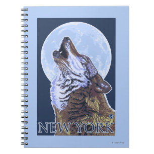 Caderno Espiral Lobo novo de YorkHowling