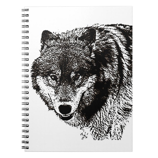 Caderno Espiral Lobo Selvagem (Frente)