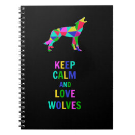 Caderno Espiral Lobos do amor