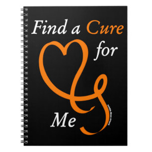 Caderno Espiral Localizar um Cure/Heart/Me...RSD/CRPS