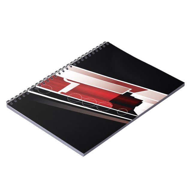 Caderno Espiral Locomotiva a vapor (Left Side)
