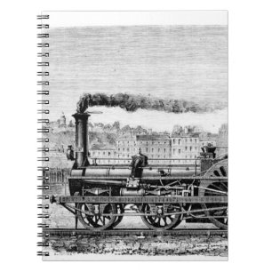 Caderno Espiral Locomotiva de vapor