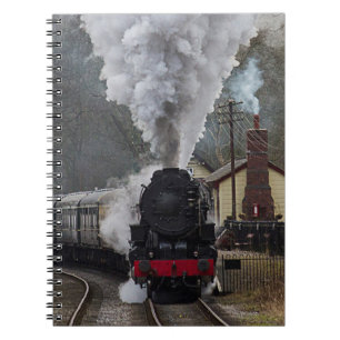 Caderno Espiral Locomotiva de vapor