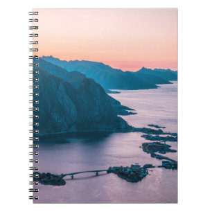 Caderno Espiral Lofoten Islands Norway