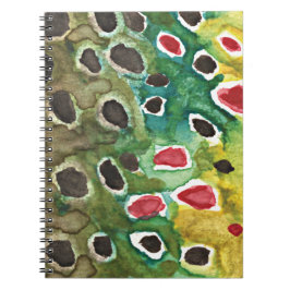 Caderno Espiral Log de Pesca de Mosca Marrom