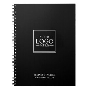 Caderno Espiral Logotipo comercial personalizado com texto persona