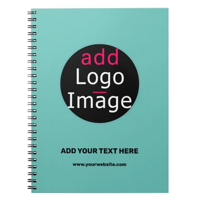 Caderno Espiral Logotipo comercial personalizado profissional - No (Frente)