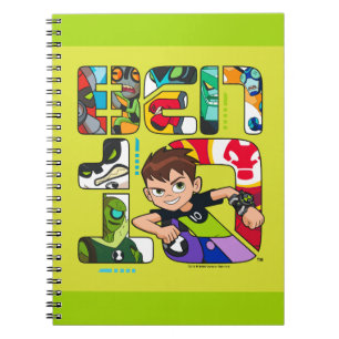 Caderno Espiral Logotipo da Alienígena Ben 10