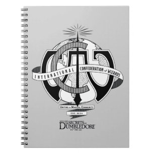 Caderno Espiral Logotipo da Confederação Internacional de Assist