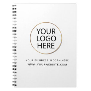 Caderno Espiral Logotipo da empresa personalizado em branco profis