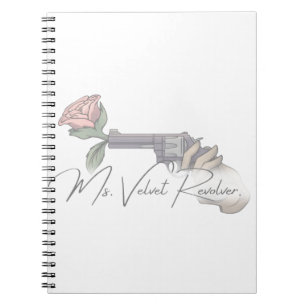 Caderno Espiral Logotipo da Marca da Revolução Velvet 2025