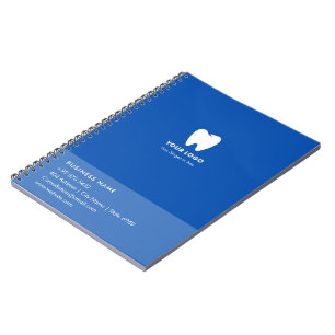 Caderno Espiral Logotipo de Dentista Minimalista
