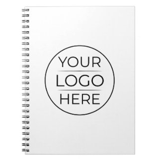 Caderno Espiral Logotipo de Marca de Negócios Moderna