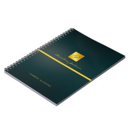 Caderno Espiral Logotipo de Marca Profissional Simples