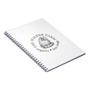 Caderno Espiral Logotipo de Promoção de Marca de Negócios Agrícola