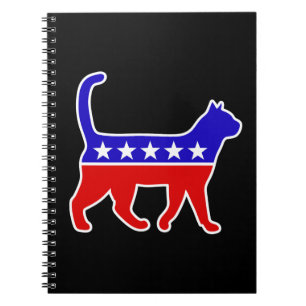 Caderno Espiral Logotipo do Cat Party Feliz Política Partido Excel