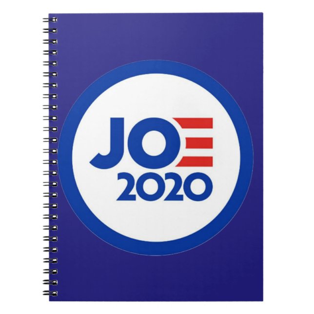 Caderno Espiral Logotipo do Joe Biden 2020 (Frente)