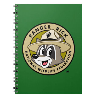Caderno Espiral Logotipo do rick da guarda florestal do rick | da