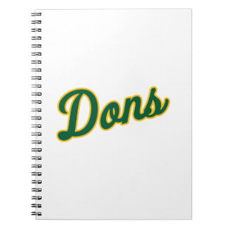 Caderno Espiral Logotipo Dons Script