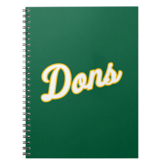 Caderno Espiral Logotipo Dons Script