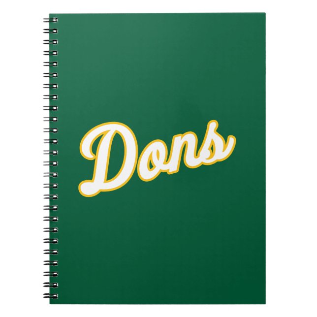 Caderno Espiral Logotipo Dons Script (Frente)