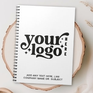 Caderno Espiral Logotipo e texto personalizados da empresa
