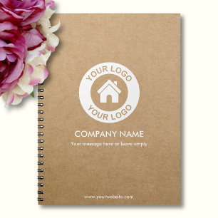 Caderno Espiral Logotipo e Texto Personalizados de Negócios no Est