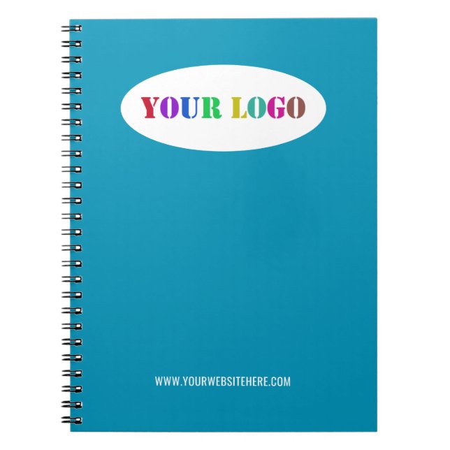 Caderno Espiral Logotipo e texto personalizados Notebook comercial (Frente)