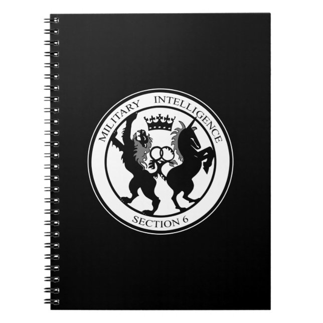 Caderno Espiral Logotipo MI6 (Frente)